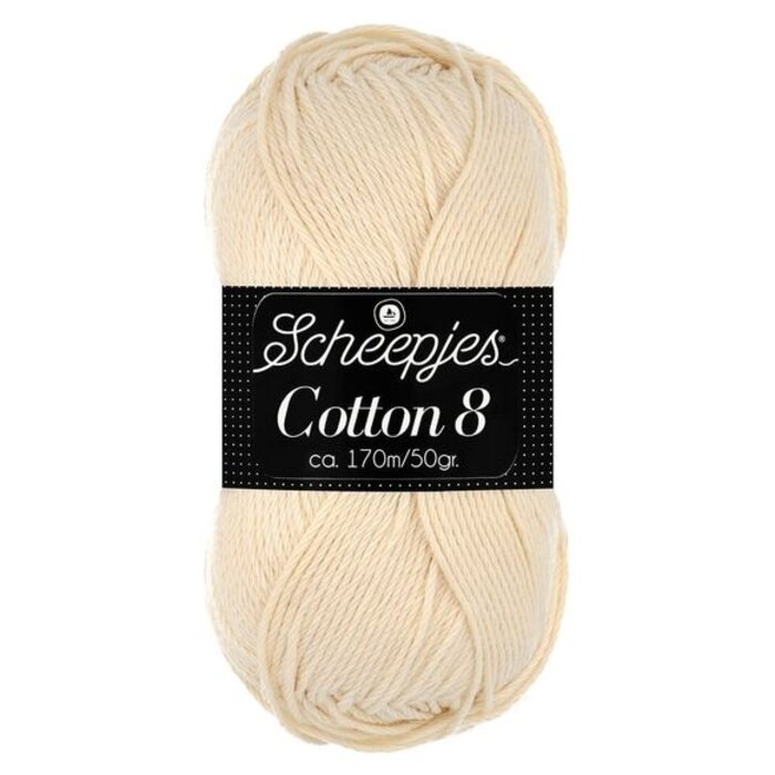 Scheepjes Cotton 8 - 501 - naturel
