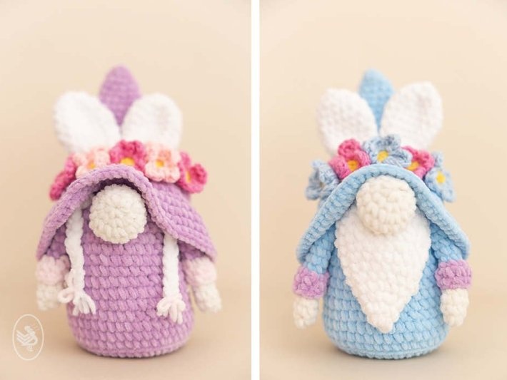 Durable Haakpatroon: Bunny Gnomes