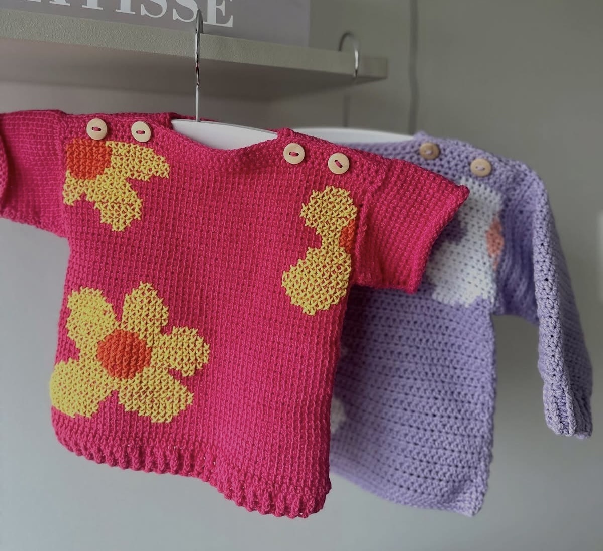 Durable Haakpakket Baby Truitje Flower