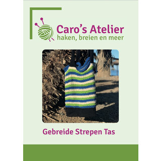 Caro's Atelier Breipatroon gebreide strepentas (digitaal)