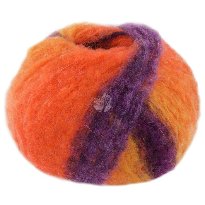Lana Grossa Gigante 02 - paars/oranje  (uitlopend)
