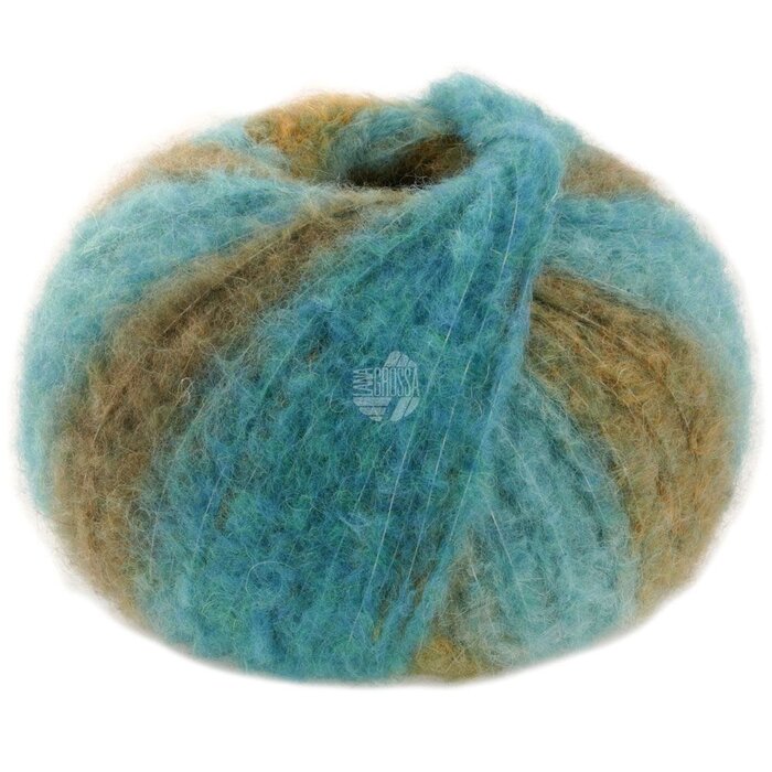 Lana Grossa Gigante 08 - petrol/olijf (uitlopend)