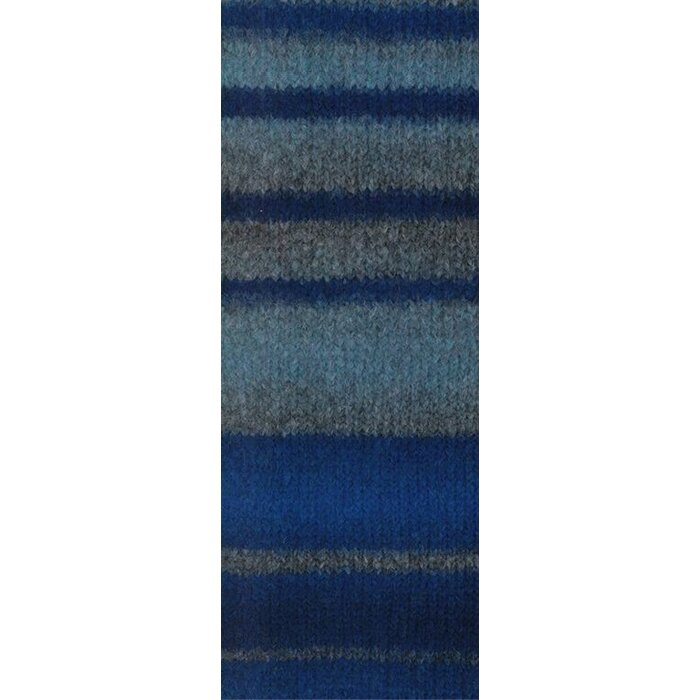 Lana Grossa Gigante 07 - blauw/grijs  (uitlopend)