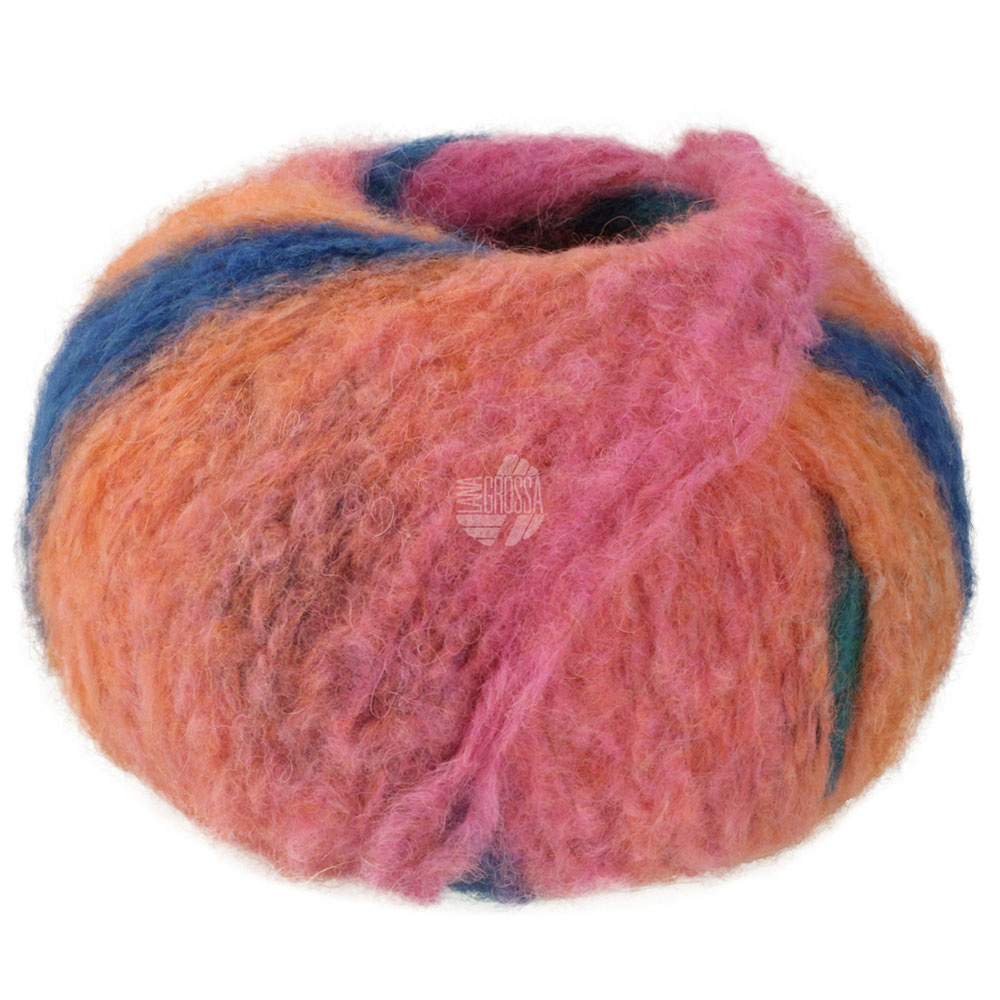 Lana Grossa Gigante 15 - roze/blauw/groen  (uitlopend)