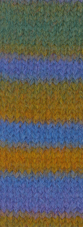 Lana Grossa Gigante 14 - paars/blauw/groen (uitlopend)