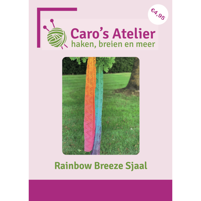 Caro's Atelier Haakpatroon Rainbow Breeze Sjaal (digitaal)
