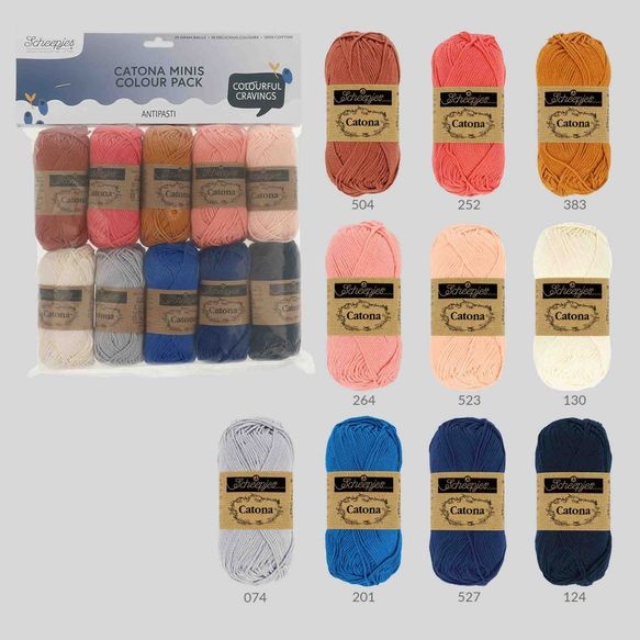 Scheepjes Catona Colour Pack - Antipasti