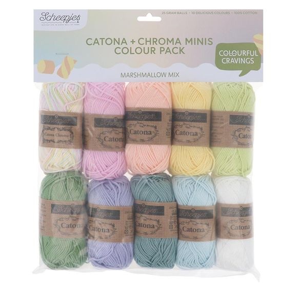 Scheepjes Catona Colour Pack - Marshmallow Mix