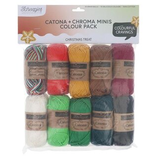 Scheepjes Catona Colour Pack - Christmas Treat