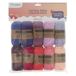 Scheepjes Catona Colour Pack - Berry Bliss