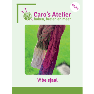 Caro's Atelier Breipatroon Vibe sjaal (boekje)
