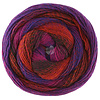 Gomitolo Versione 459-rood violet/purper/zwartgroen/terracotta /blauw violet