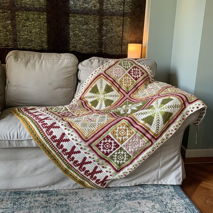 Caro’s Kerst deken CAL 2025 - Patroon