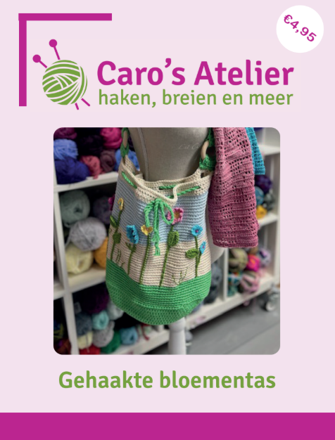 Caro's Atelier Haakpatroon: Gehaakte Bloementas (digitaal)