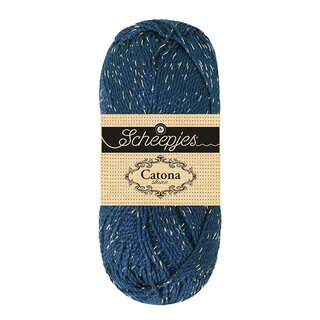 Scheepjes Catona Shine 527 - Midnight Silver