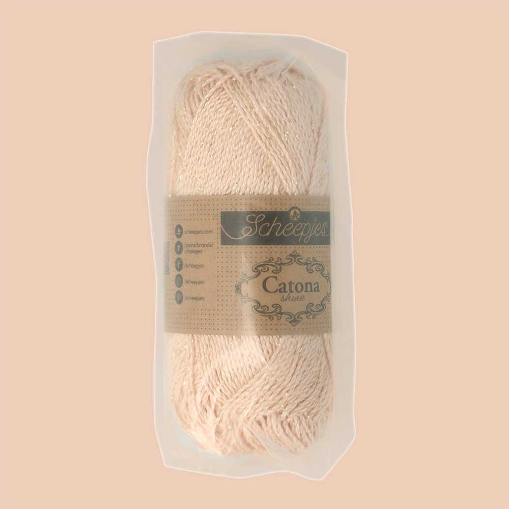 Scheepjes Catona Shine 255 G - Shell Gold
