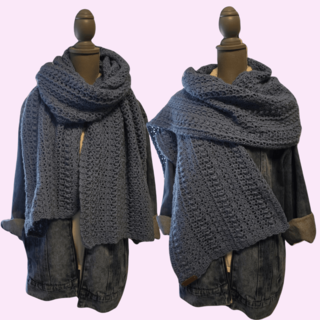Made by Siem Haakpakket: Enjoyable Combo Scarf - Colour Crafter