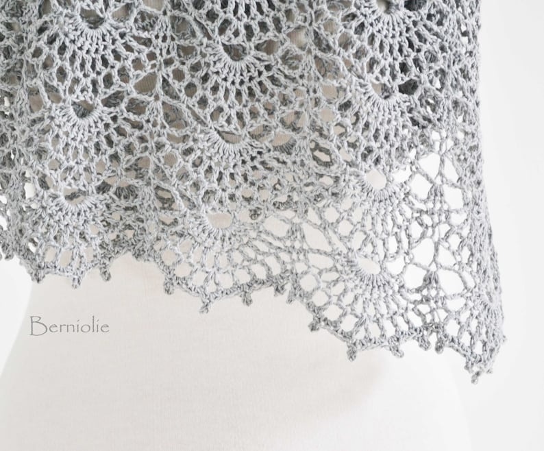 Berniolie Haakpakket: Silver Shawl