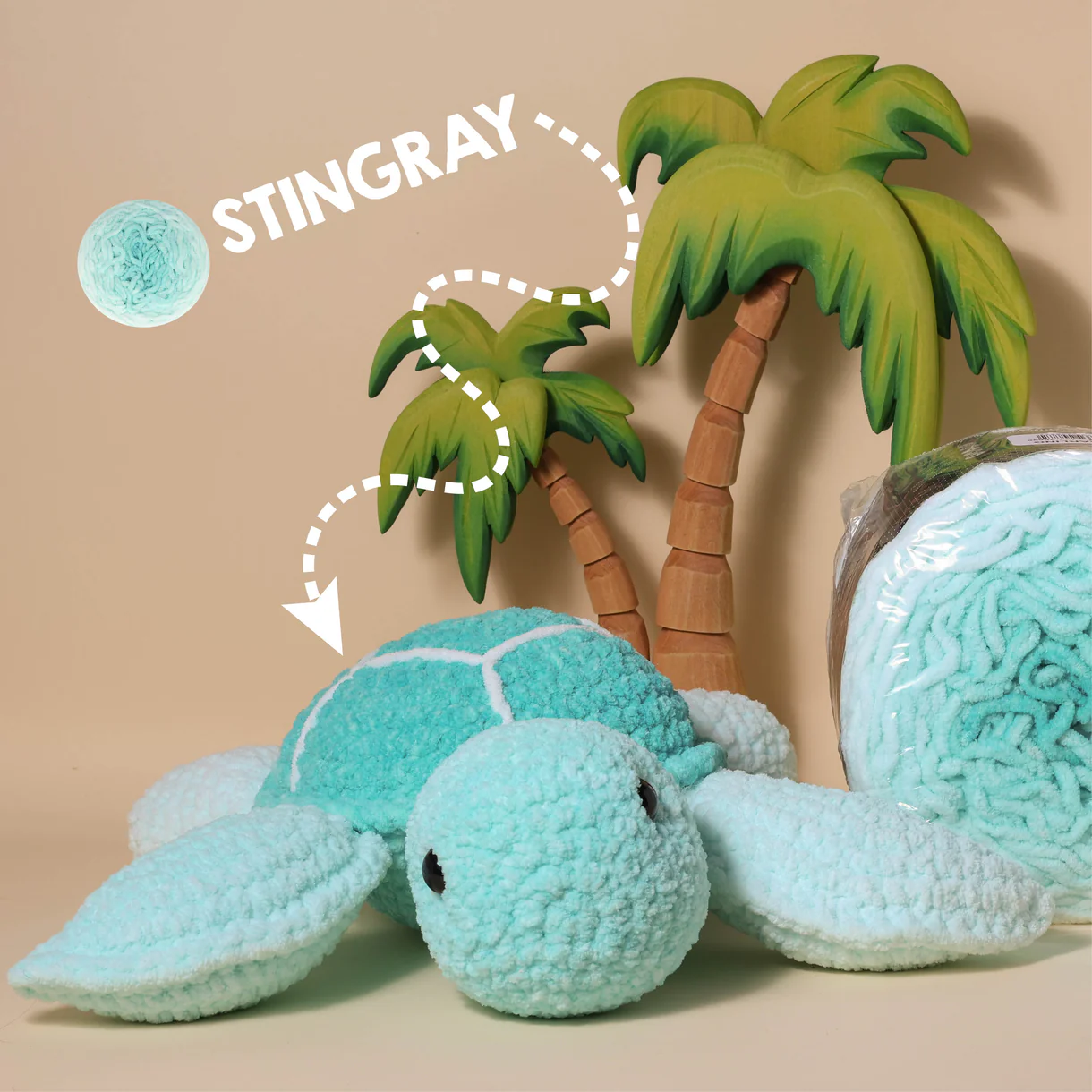 Yarnzoo Haakpakket: Zazu Schildpad