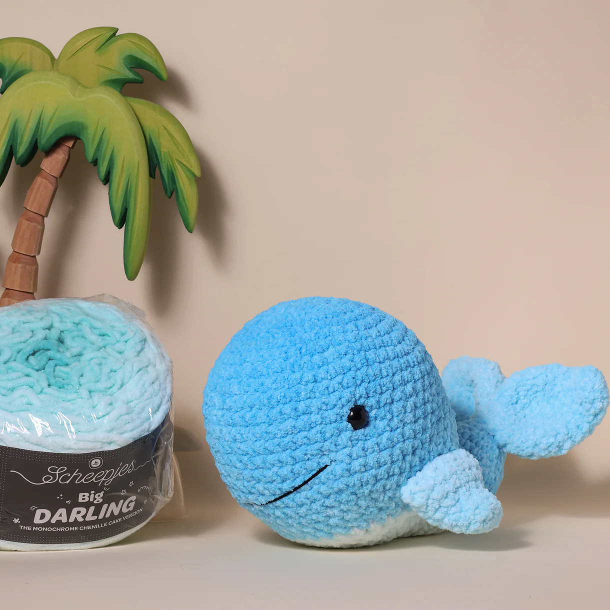 Yarnzoo Haakpakket: Walvis Wensknuffel