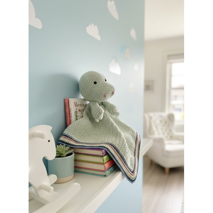 Woolytoons Haakpatroon Little Darling deken Dino (digitaal)