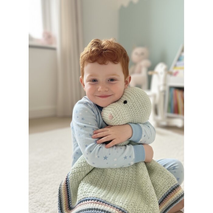 Woolytoons Haakpatroon Little Darling deken Dino (digitaal)