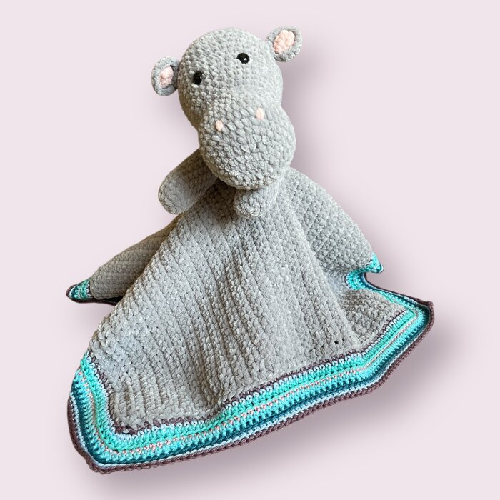 Woolytoons Haakpatroon Little Darling deken Nijlpaard (digitaal)