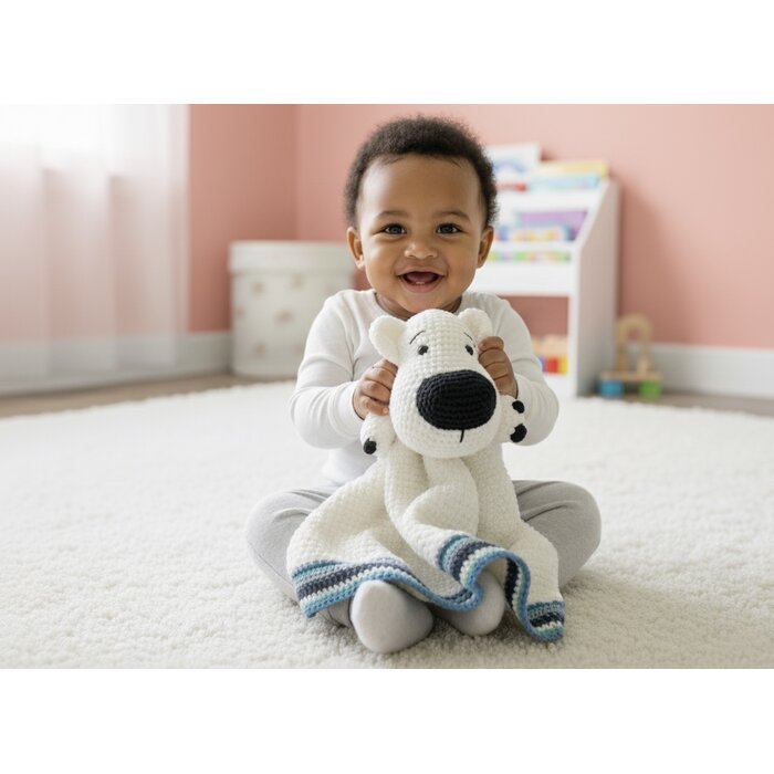 Woolytoons Haakpatroon Little Darling deken Ijsbeer (digitaal)