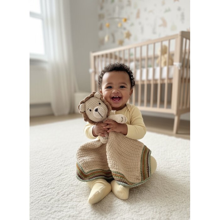 Woolytoons Haakpatroon Little Darling deken Leeuw (digitaal)