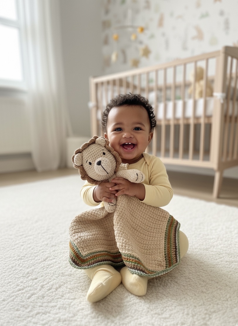 Woolytoons Haakpatroon Little Darling deken Leeuw (digitaal)