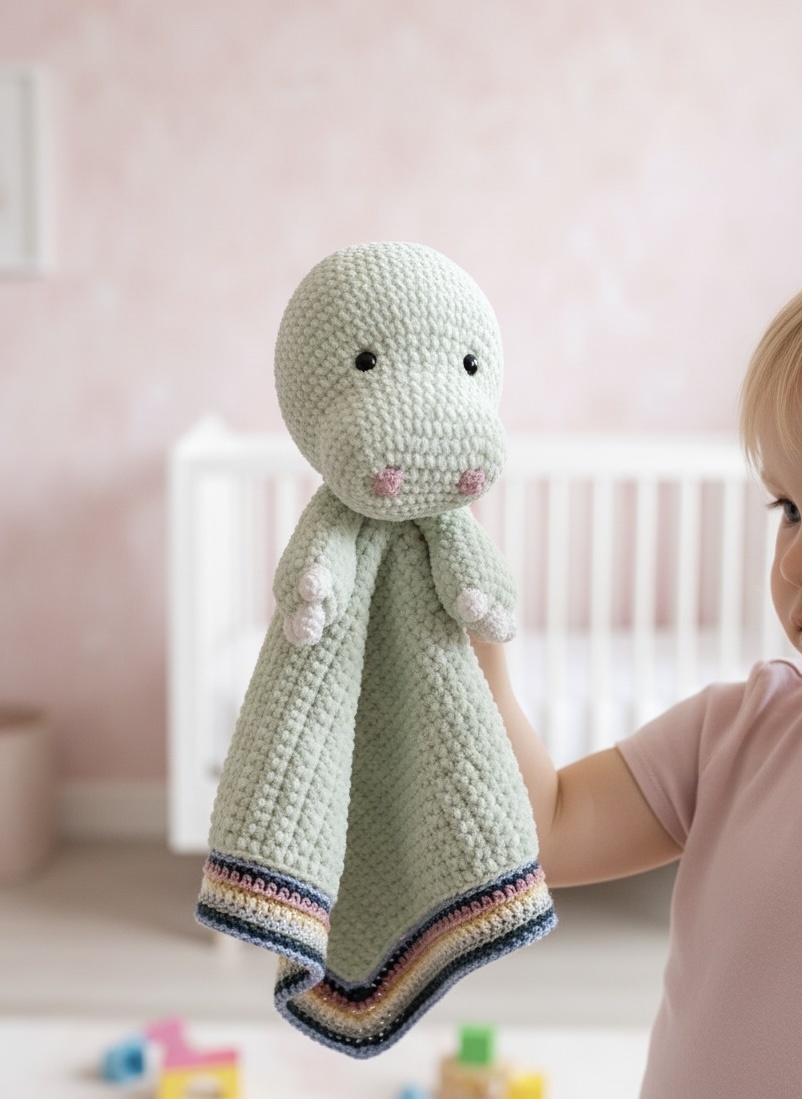 Woolytoons Haakpakket Little Darling Deken Dino