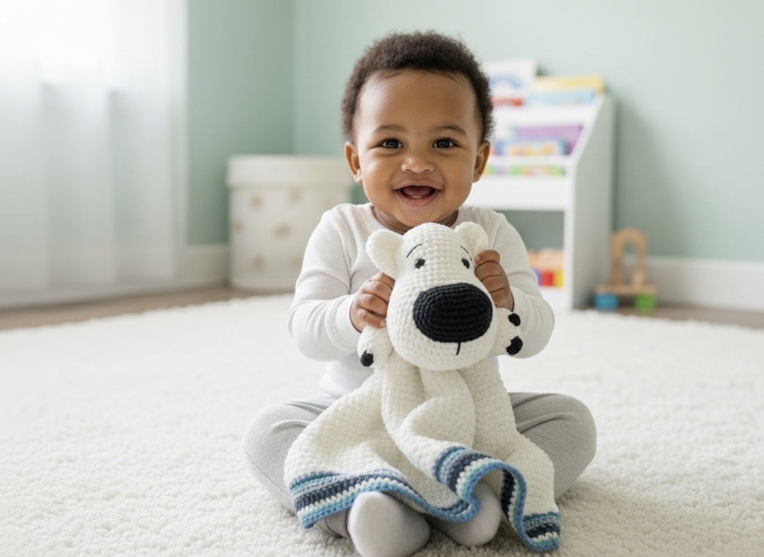 Woolytoons Haakpakket Little Darling Deken Ijsbeer