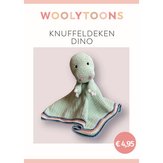 Woolytoons Haakpatroon Little Darling deken Dino (boekje)