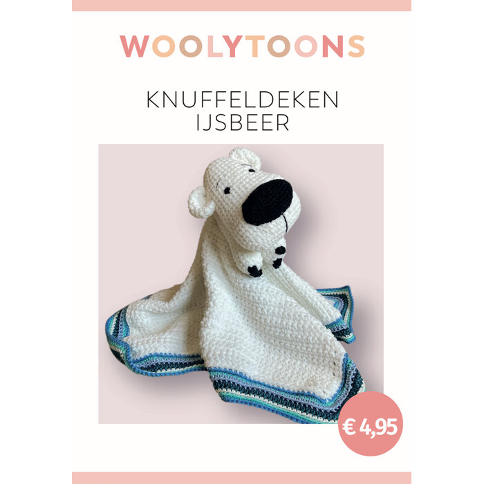 Woolytoons Haakpatroon Little Darling deken Ijsbeer (digitaal)