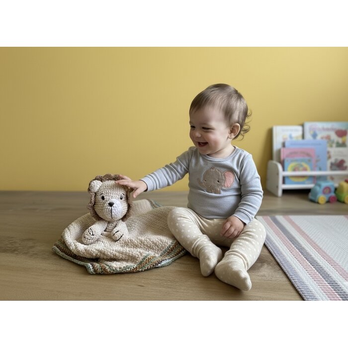 Woolytoons Haakpakket Little Darling Deken Leeuw