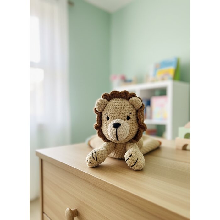 Woolytoons Haakpakket Little Darling Deken Leeuw