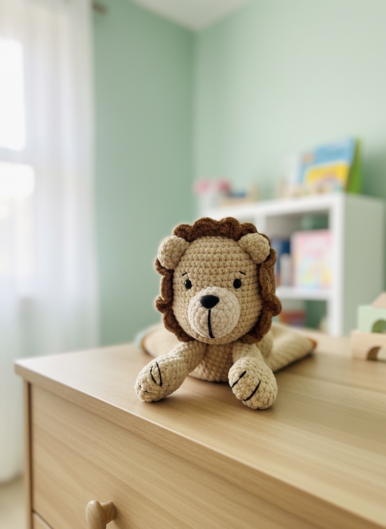 Woolytoons Haakpakket Little Darling Deken Leeuw