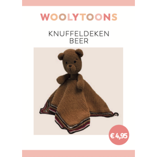 Woolytoons Haakpatroon Little Darling deken Beer (boekje)