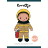 Haakpatroon Brandweer outfit Kareltje (boekje)
