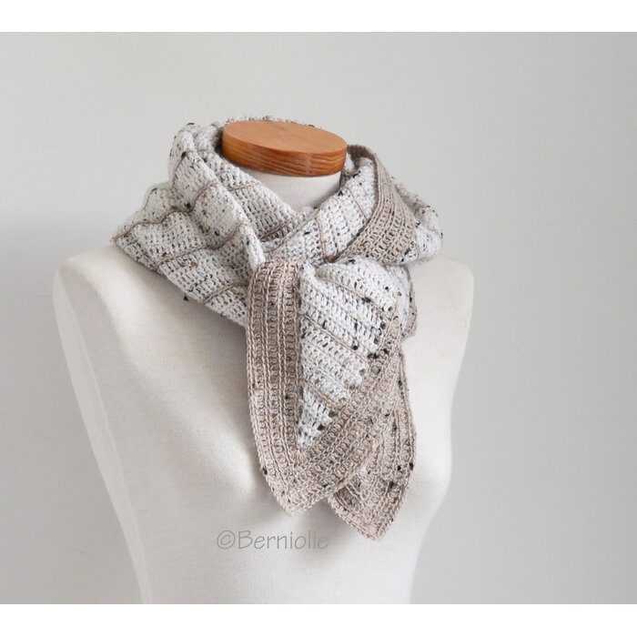 Berniolie Haakpakket: Chloe Shawl - Soqs Tweed
