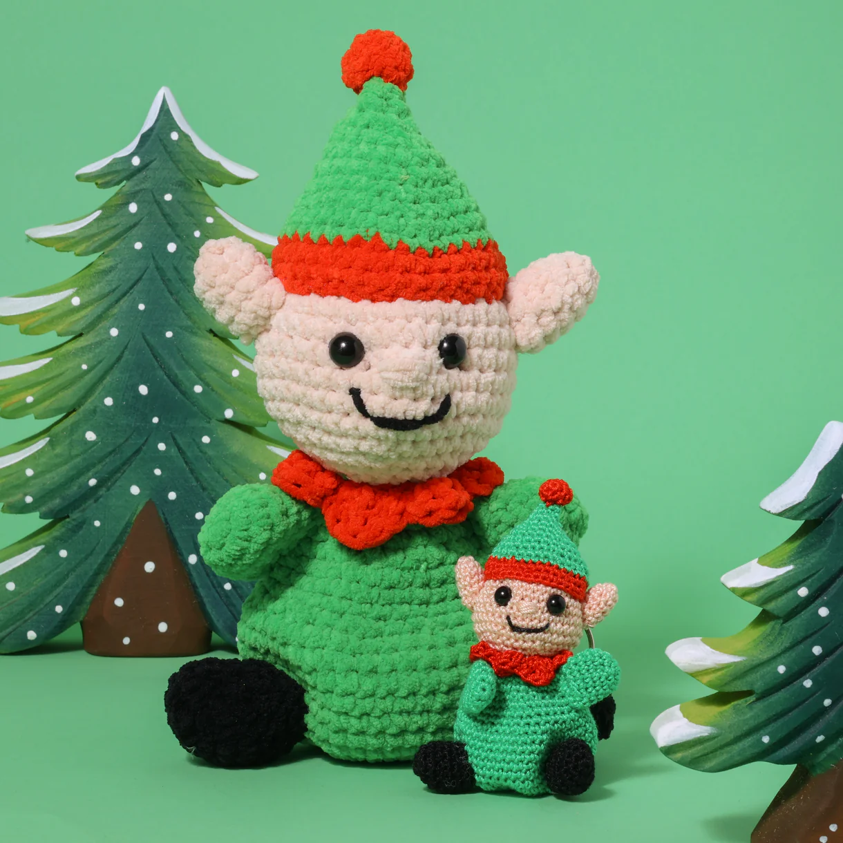 Yarnzoo Haakpakket: Kroeltjes Haken - Kersteditie - Totaalpakket