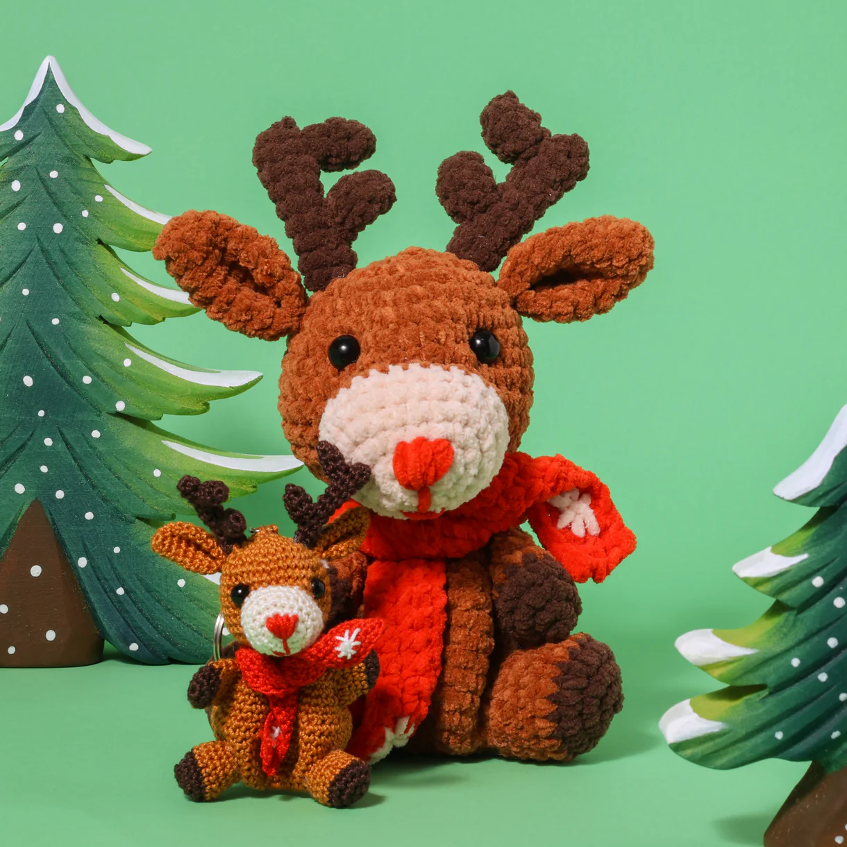 Yarnzoo Haakpakket: Kroeltjes Haken - Kersteditie - Totaalpakket