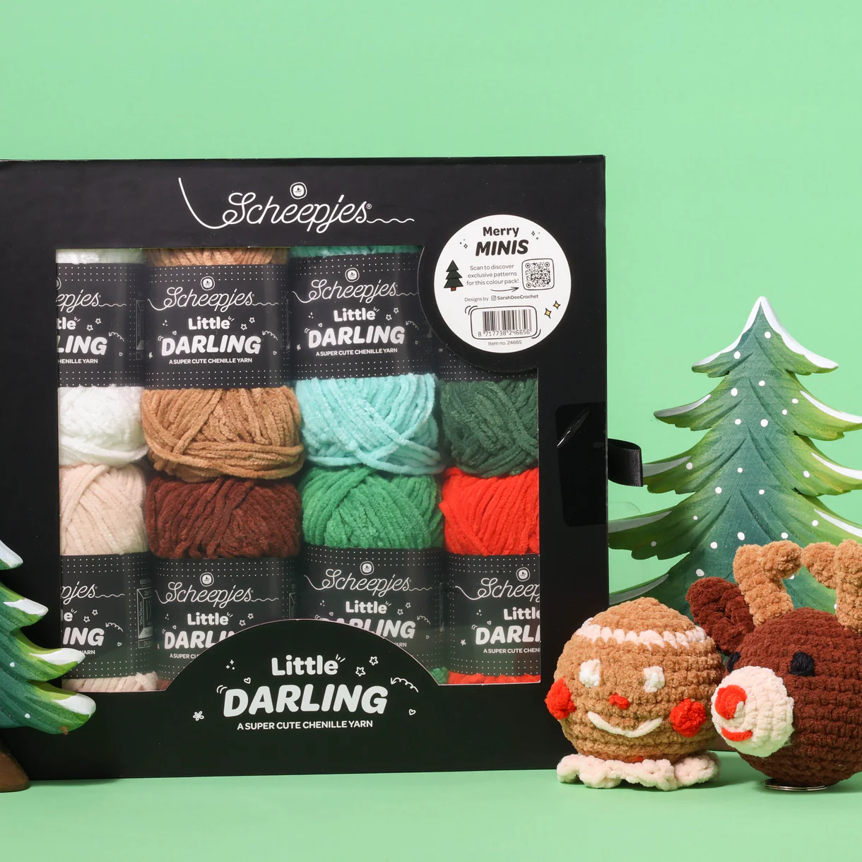 Yarnzoo Haakpatroon Zooballs - Kerstvrienden