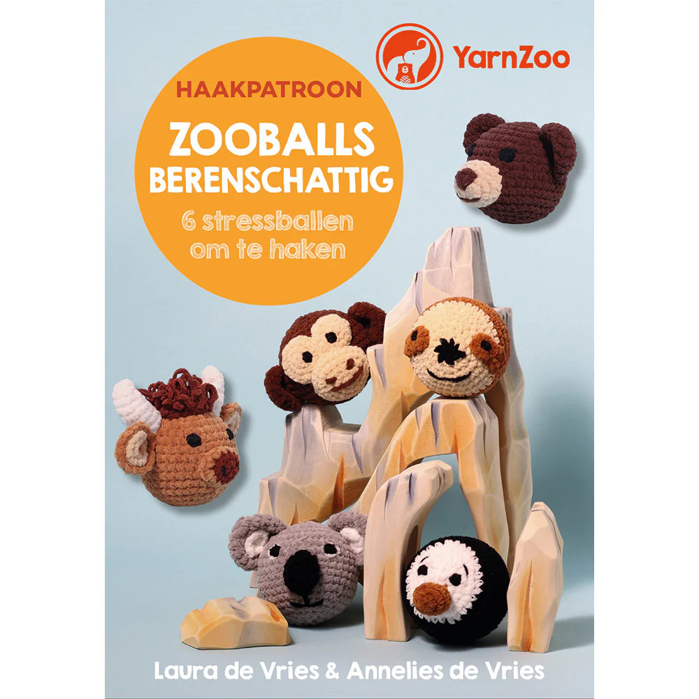 Yarnzoo Haakpatroon Zooballs - Berenschattig
