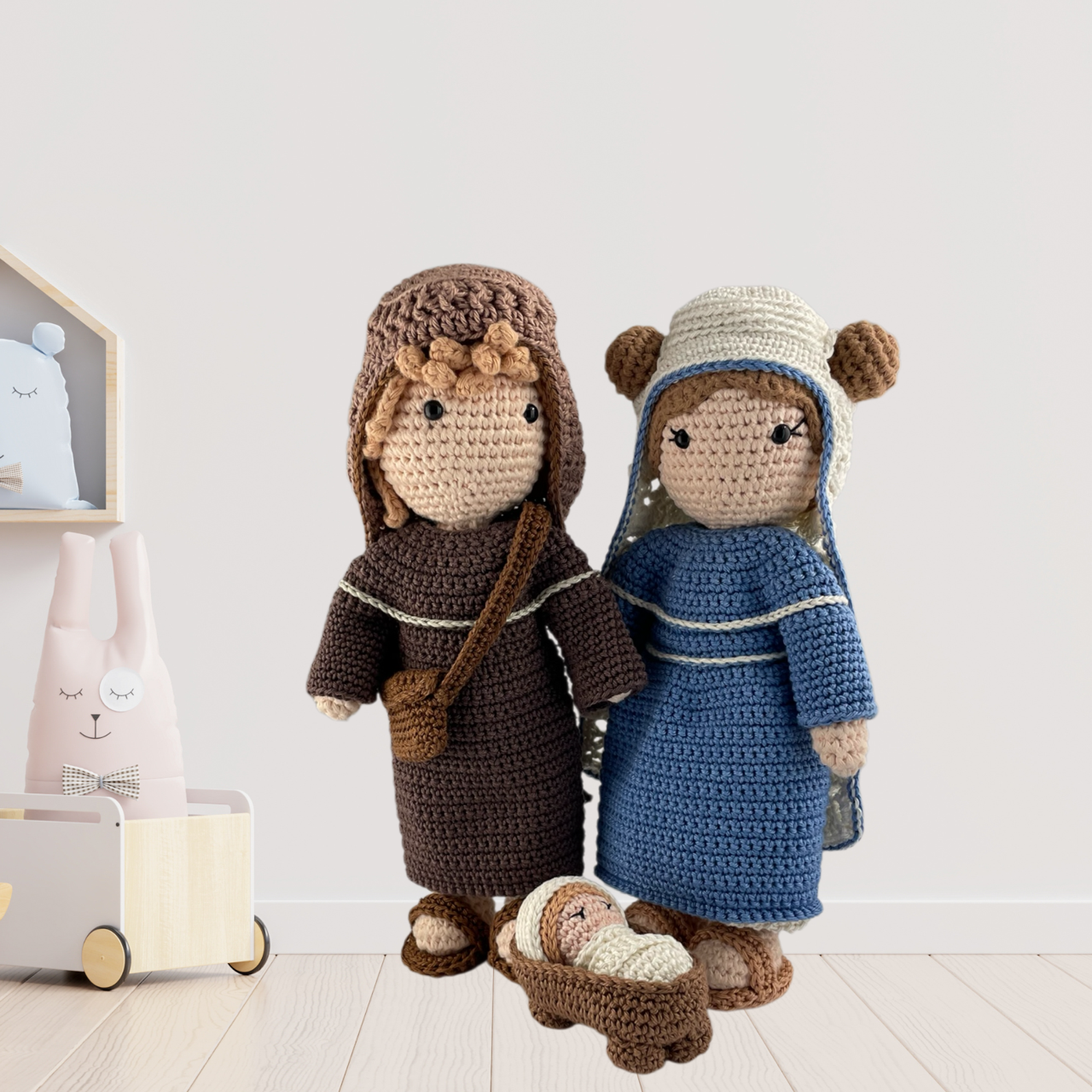 Caro's Atelier Haakpakket: Kerststal outfits & Baby