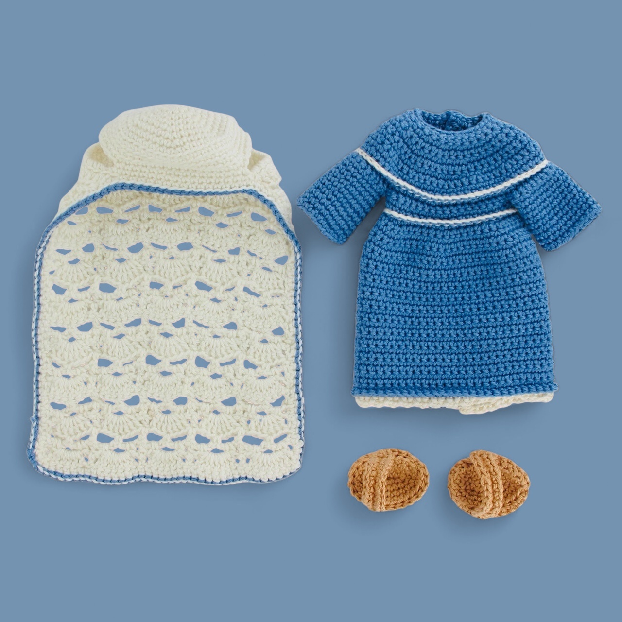 Caro's Atelier Haakpakket: Kerststal outfits & Baby