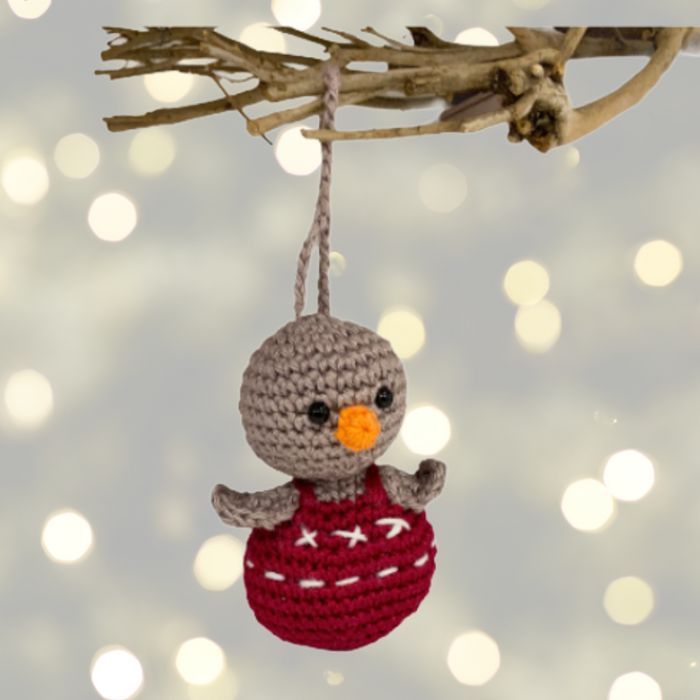 Caro's Atelier Mini haakpakket: Kerstvogeltje