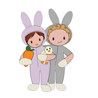 Caro's Atelier Haakpatroon Paashaas Outfit Carolientje (digitaal)