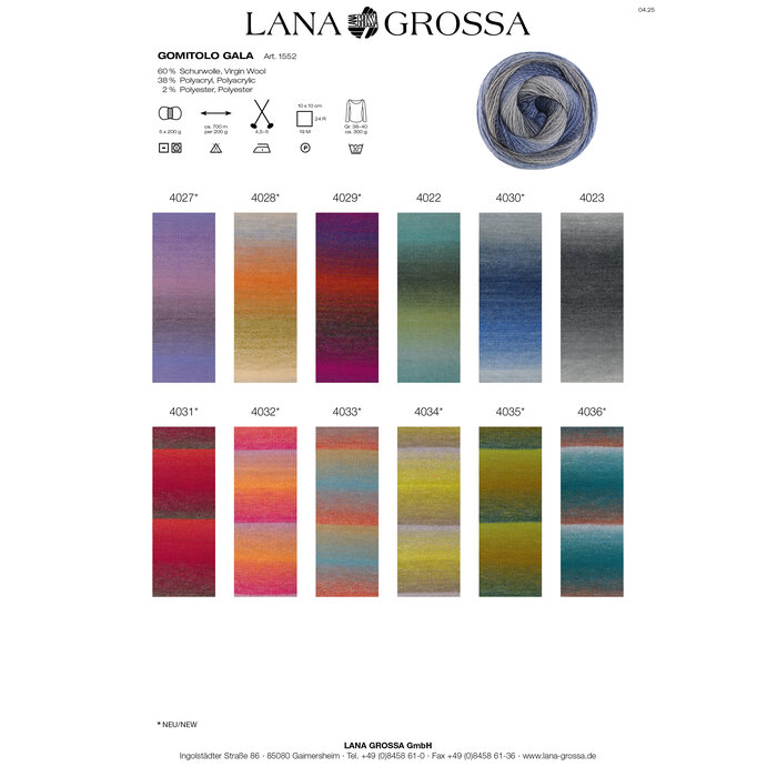Lana Grossa Breipakket: Vest Gomitolo Gala (G16-06)