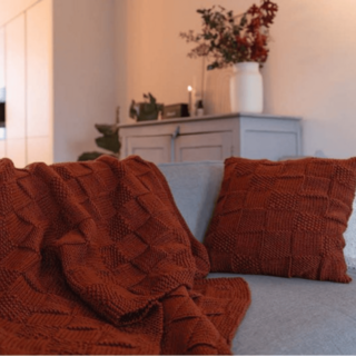Durable Breipatroon Woondeken & Kussen